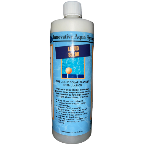 Liquid Solar Blanket Reduce Evaporation & Retain Heat for Energy-Efficient Pool Heating
