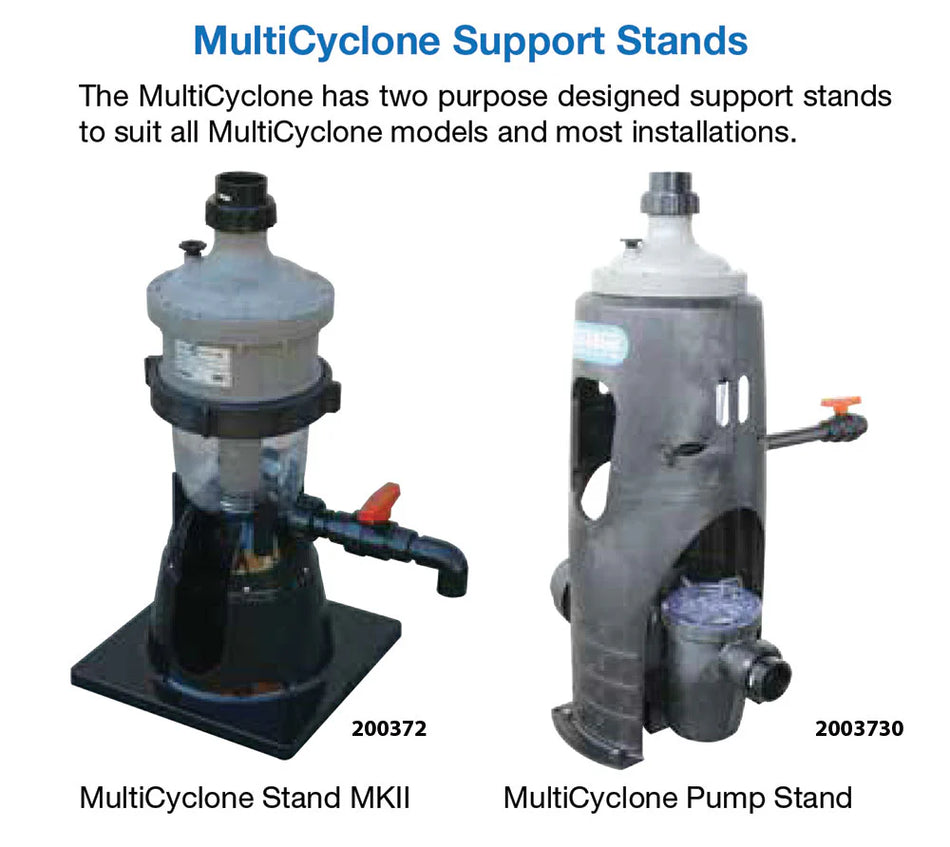 WaterCo MultiCyclone Stand Over Pump Space-Saving Filter Mount