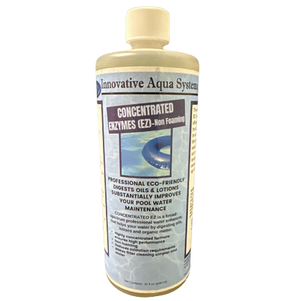 Concentrated Enzymes EZ | Non-Foaming Pool Water Enhancer. Eco-Friendly