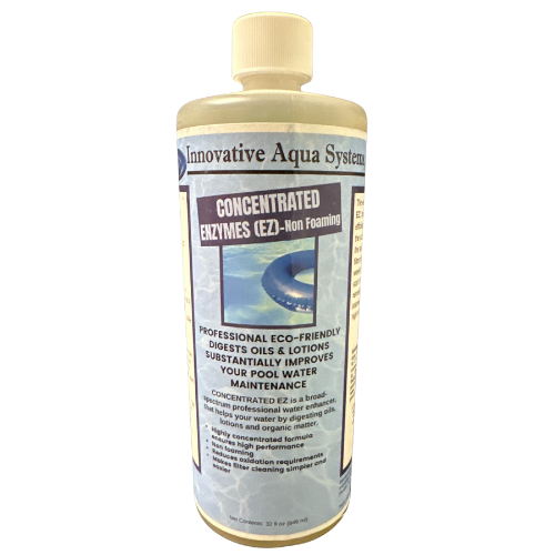 Concentrated Enzymes EZ | Non-Foaming Pool Water Enhancer. Eco-Friendly